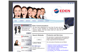 Eden Comms Original Website